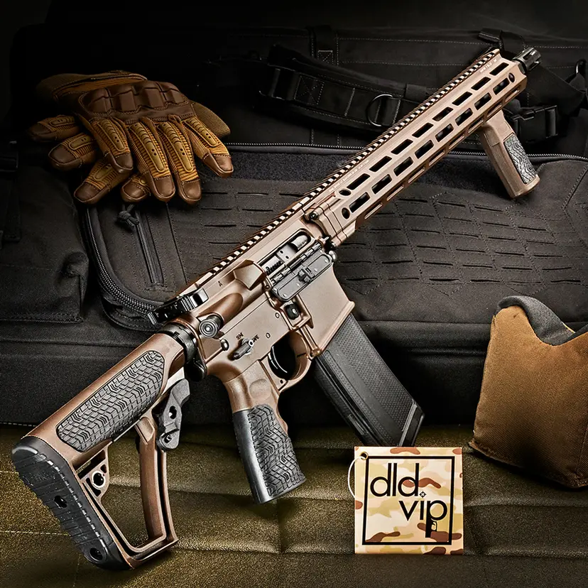 Daniel Defense DDM4V7 5.56 Coyote MILSPEC+ Cerakote w/ Foregrip - 1