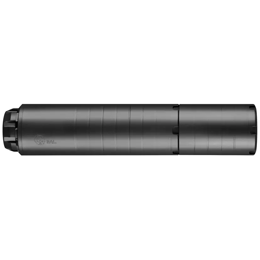 Dead Air Wolfman Multi Caliber Modular Suppressor Black Cerakote w/ Key Micro Adapter - 1