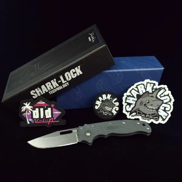 Demko Knives AD 20.5 Clip Point Grey - 1