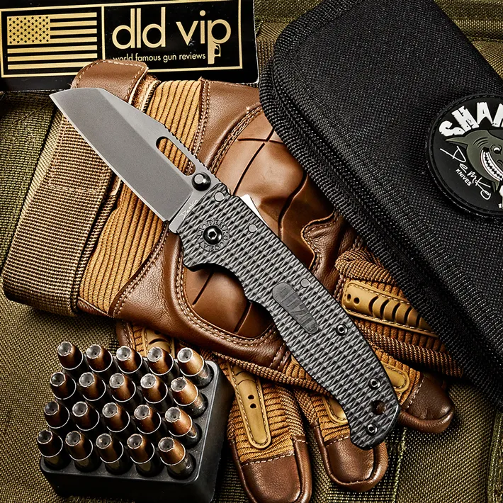 Demko Knives AD 20.5 DLC Shark Foot Black