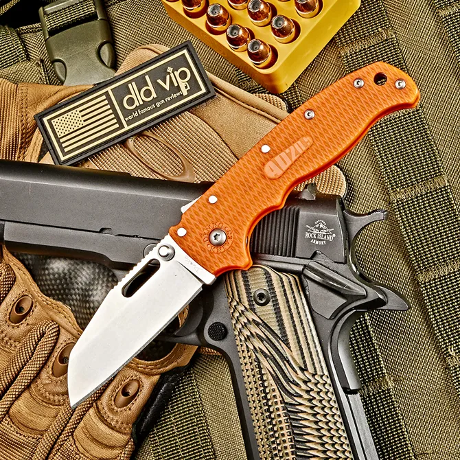 Demko Knives AD 20.5 Shark Foot Orange