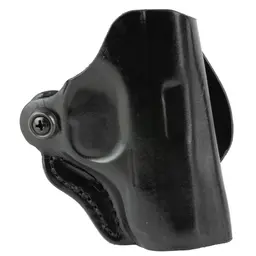 DeSantis Mini Scabbard OWB Holster for S&W Bodyguard 2.0, Right Hand, Black Leather - 1