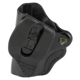 DeSantis Mini Scabbard OWB Holster for S&W Bodyguard 2.0, Right Hand, Black Leather - 2