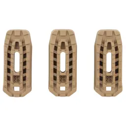 DFCO Dos Boot +2 Magazine Extension 3 Pack for Magpul Gen 3 PMAG – Coyote, High Impact Plastic - 3