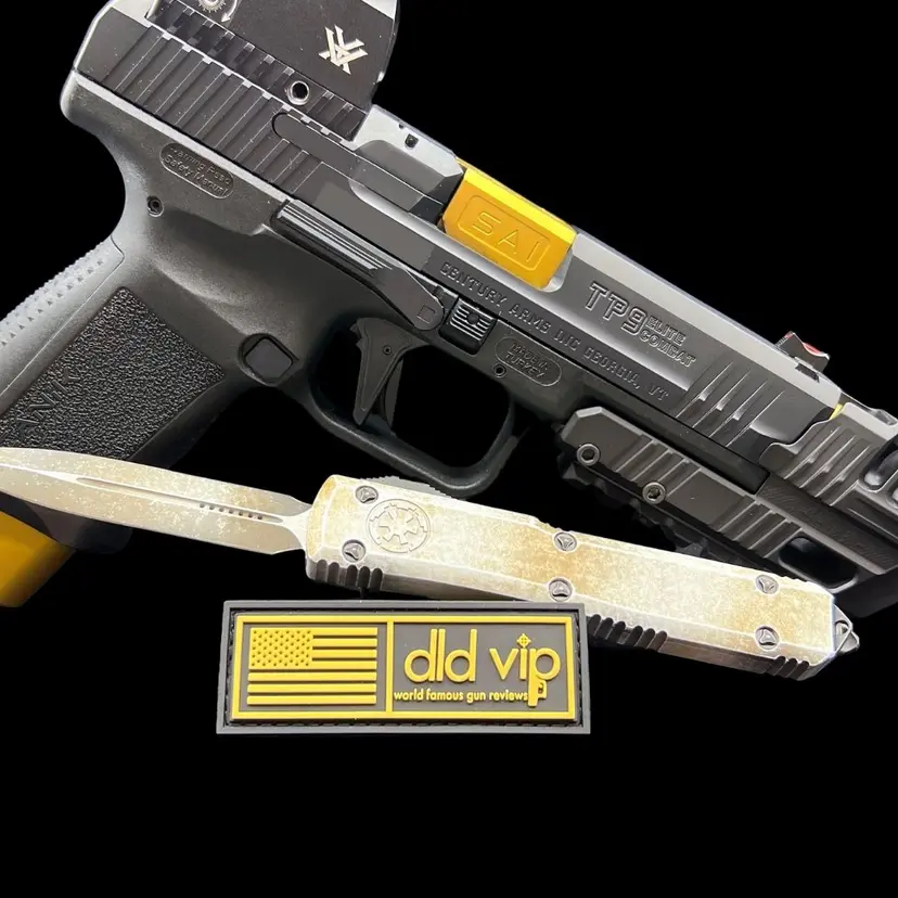 DLD VIP Limited Edition Black & Gold PVC Morale Patch - 1