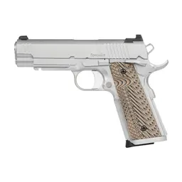 Dan Wesson Specialist Commander 1911 .45 ACP 4.25" Stainless Steel Pistol with Night Sights and G10 Grips - 1