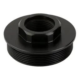 Energetic Armament Direct Thread Adapter 5/8x24 to 1.375x24 Stainless Steel Cerakote Black - 1