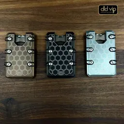 EOS 3.0 Black Series Hex Design Aluminum Wallet - 1