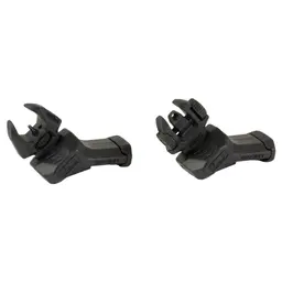 FAB Defense Offset Flip Up Front and Rear Sights Black – Picatinny Mount - 2