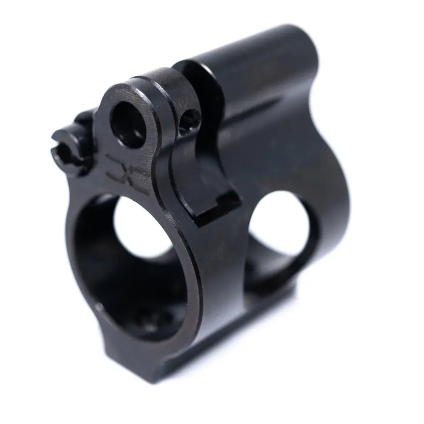 Faxon Adjustable 3-Screw .750 Low Profile Gas Block for AR-15 Barrels – Black Matte Finish - 1