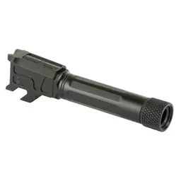 Faxon Match Series 3.7" 9MM Threaded Barrel for S&W M&P Shield/Shield Plus, 1:10 Twist, Nitride Black - 2