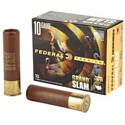 Federal Grand Slam 10 Gauge 3.5" #4 2oz Shotgun Shells – 10 Round Box - 1