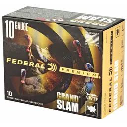 Federal Grand Slam 10 Gauge 3.5" #4 2oz Shotgun Shells – 10 Round Box - 3