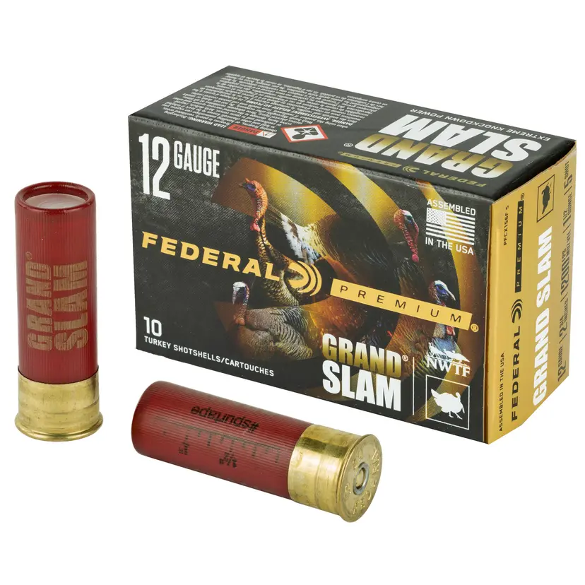 Federal Grand Slam 12 Gauge 2.75" #5 Shot 1.5oz 10-Round Box Ammunition - 1