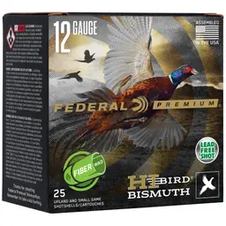 Federal Hi-Bird 12 Gauge 2.75" #5 Bismuth Shotgun Shells 1 1/4oz Fiber Wad 25 Rounds - 2