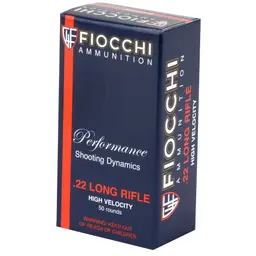 Fiocchi 22LR 40GR CPRN Rimfire Ammunition 50 Rounds Copper Plated Round Nose - 3