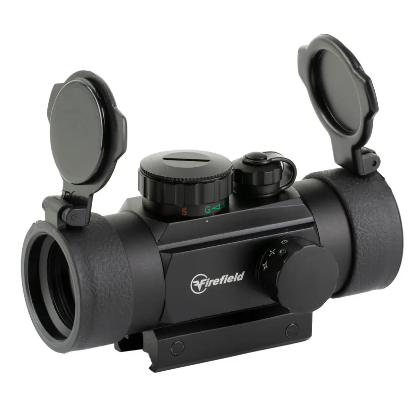 Firefield Agility 1x30 Red Dot Sight – Multi-Reticle, Red/Green, IPX6 Waterproof, Integrated Mount, Flip Up Lens Caps - 1