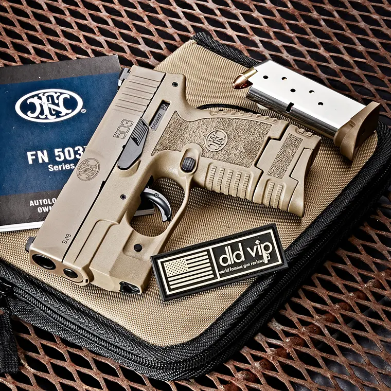 FN 503 9mm FDE w/ Integral Light - 1