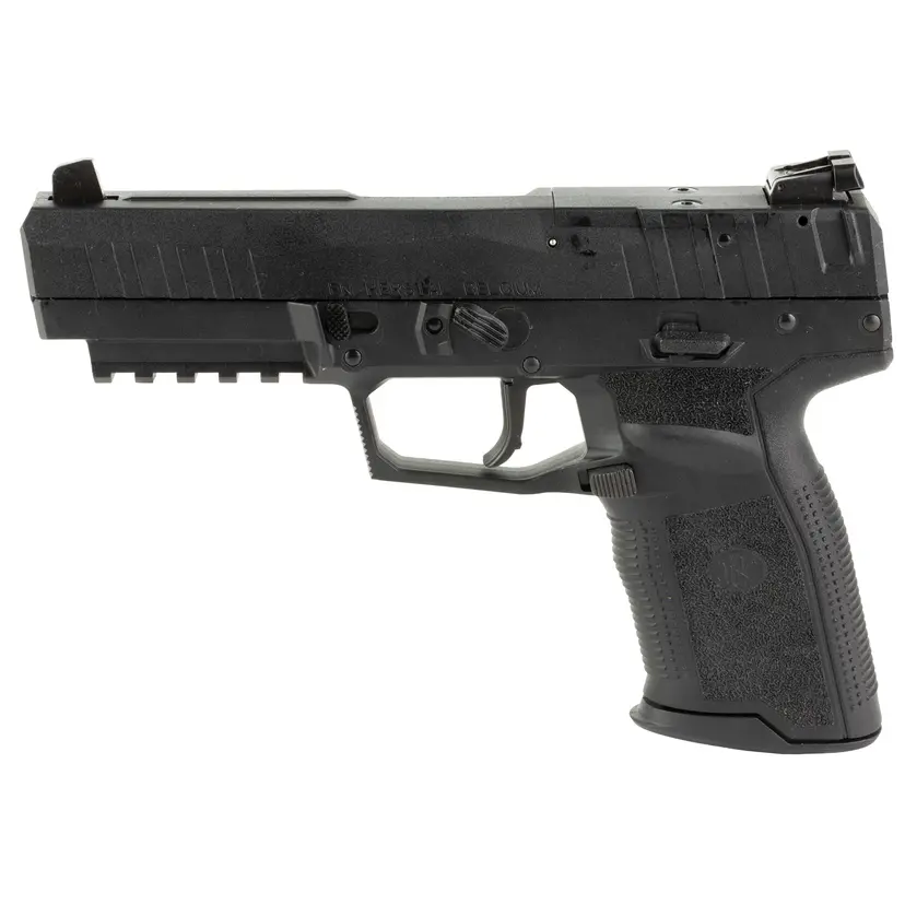FN America Five-seveN MRD 5.7x28mm Full-Size Optics Ready Pistol 4.8in Black Matte 10+1 2 Mags Case - 1