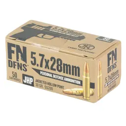 FN DFNS SS200 5.7x28mm 30gr JHP Ammunition – 50 Rounds, Personal Defense by FN America - 3