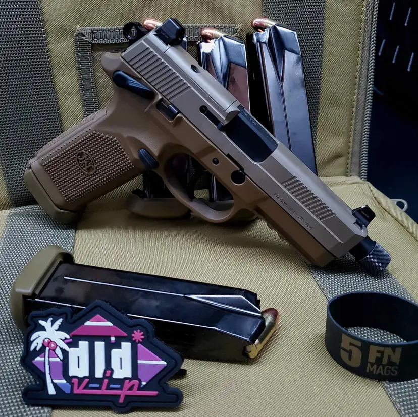 FN FNX-45T .45ACP FDE w/ 5 Mags - 1