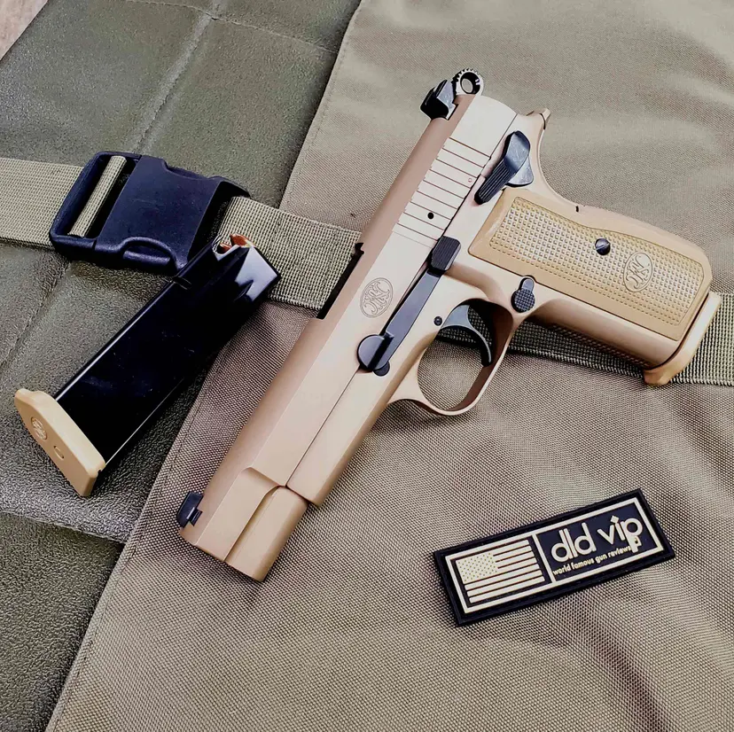 FN High Power 9mm 4.7" FDE w/ Ambi MS - 1