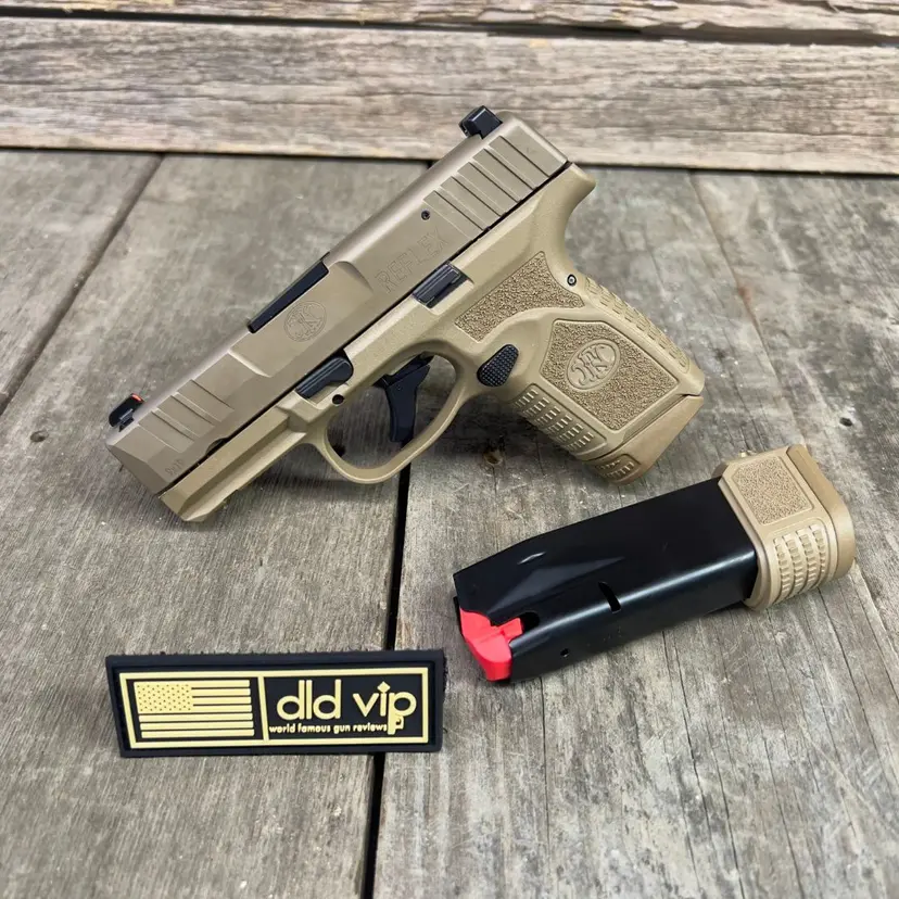 FN Reflex 9mm 15rd FDE No Safety - 1