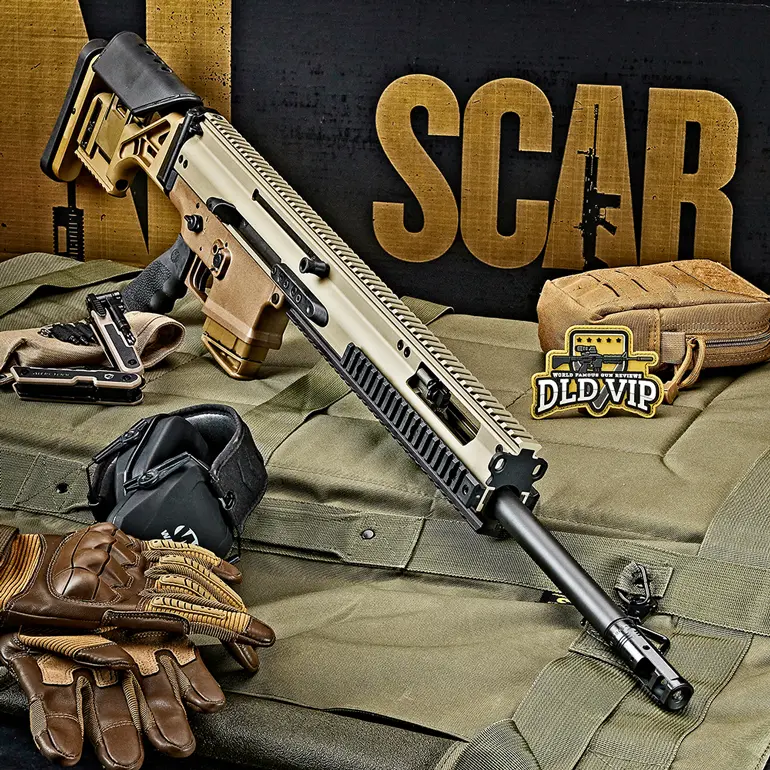 FN SCAR-20S NRCH 7.62x51 FDE w/ Surefire Pro Comp Brake - 1