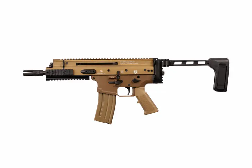 FN SCAR 15P 5.56 FDE w/ Brace - 1