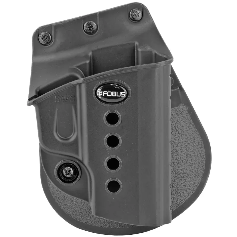 Fobus E2 Paddle Holster for Walther PPS, Taurus 709 & S&W Shield – Right Hand, Black - 1