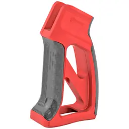 Fortis Torque Carbon Fiber Pistol Grip for AR Rifles – Anodized Red, Lightweight & Durable - 1