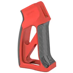 Fortis Torque Carbon Fiber Pistol Grip for AR Rifles – Anodized Red, Lightweight & Durable - 2