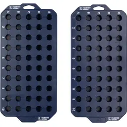 Frankford Arsenal Perfect Fit Reload Tray #2 for 223 Remington, 556 NATO, 300 Blackout – 2 Blue Trays Included - 1