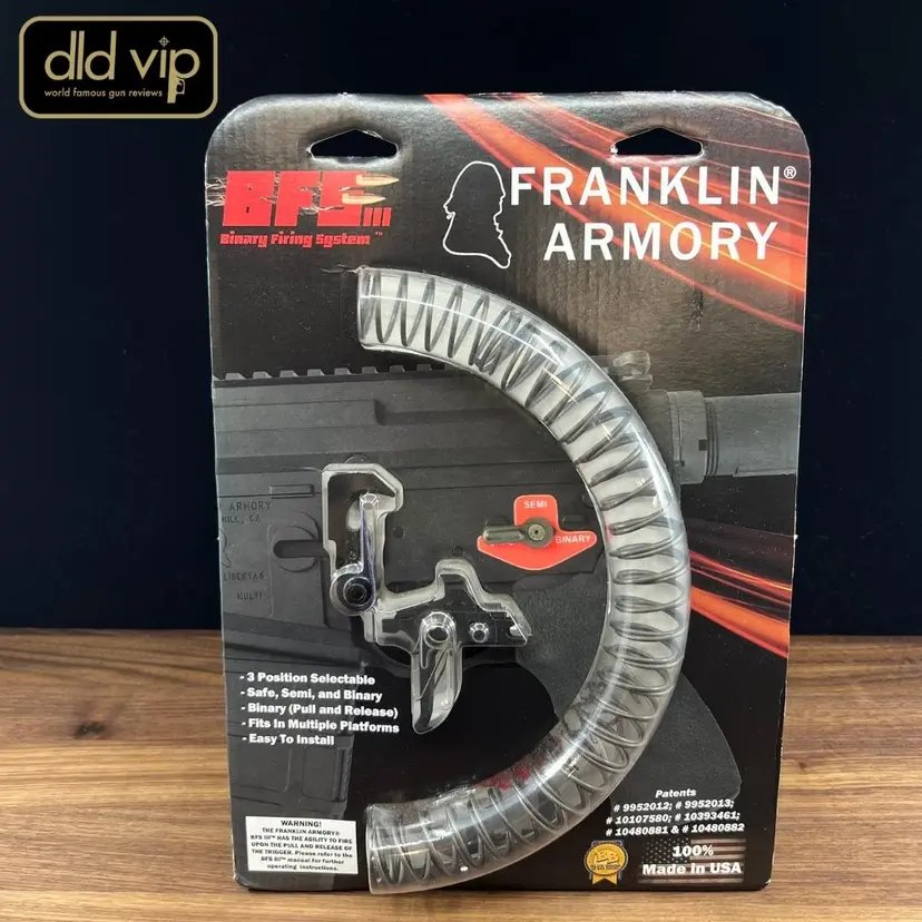Franklin Armory BFS III AR-S1 Binary Trigger for AR15 - 1