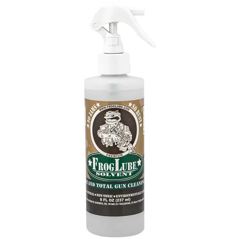 FrogLube Solvent Spray 8oz Bottle – Powerful Gun Cleaning Solution - 1