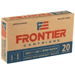 Frontier 223 Rem 68 Grain BTHP Match Ammunition, 20 Rounds – Lake City Quality - 2