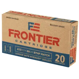 Frontier 223 Rem 68 Grain BTHP Match Ammunition, 20 Rounds – Lake City Quality - 3
