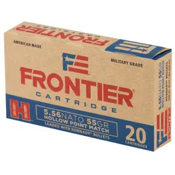Frontier 5.56 NATO 55gr Hollow Point Match Ammunition 20rd Box – Lake City - 3