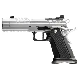 Fusion XP Pro Comp 9mm 4.6" Optic Ready Chrome/Black Fiber Optic Sights - 1