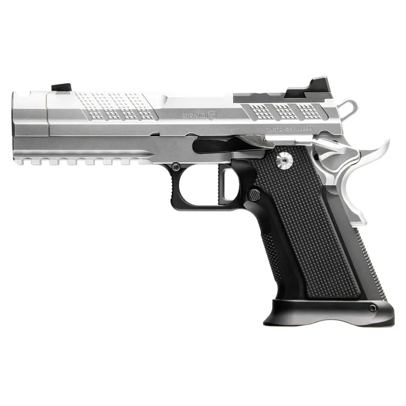 Fusion XP Pro Comp 9mm 4.6" Optic Ready Chrome/Black Fiber Optic Sights - 1