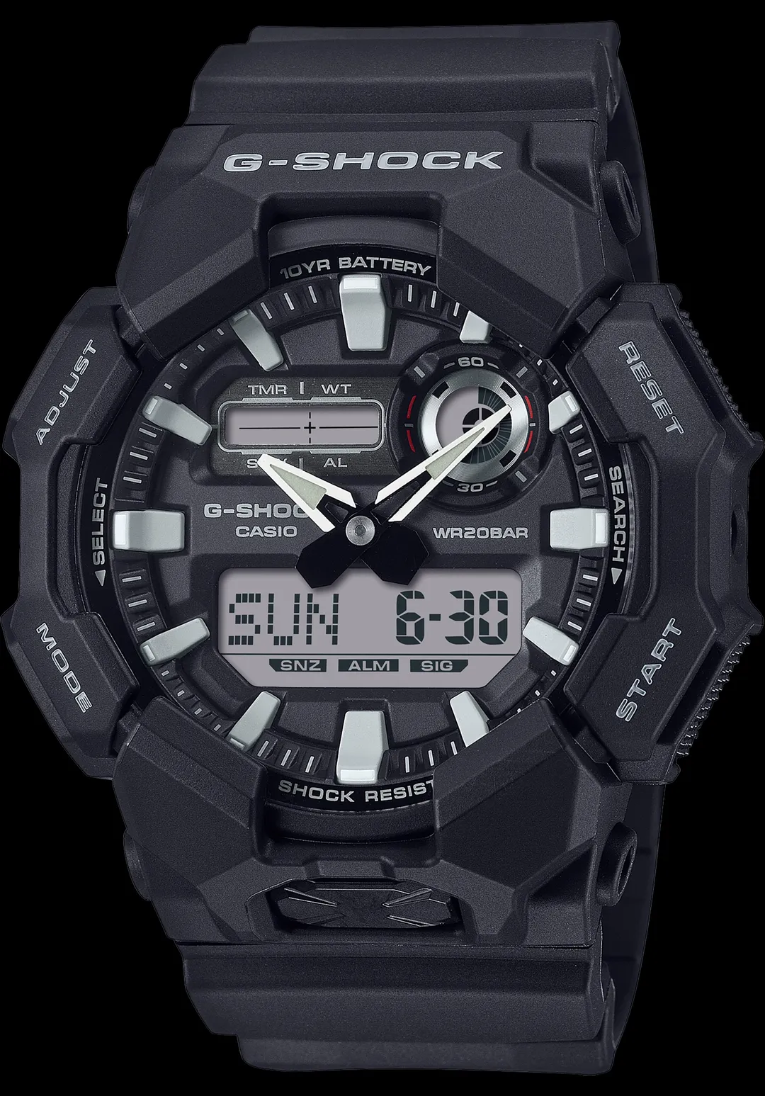G-Shock GA0101ACR Black Band CR1220