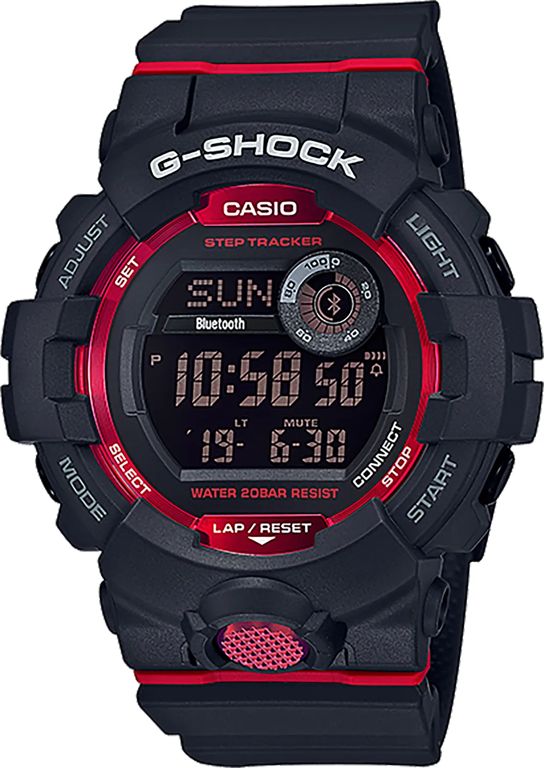 G-Shock GBD8001 Casio GBD-800 Series Black Band CR2025