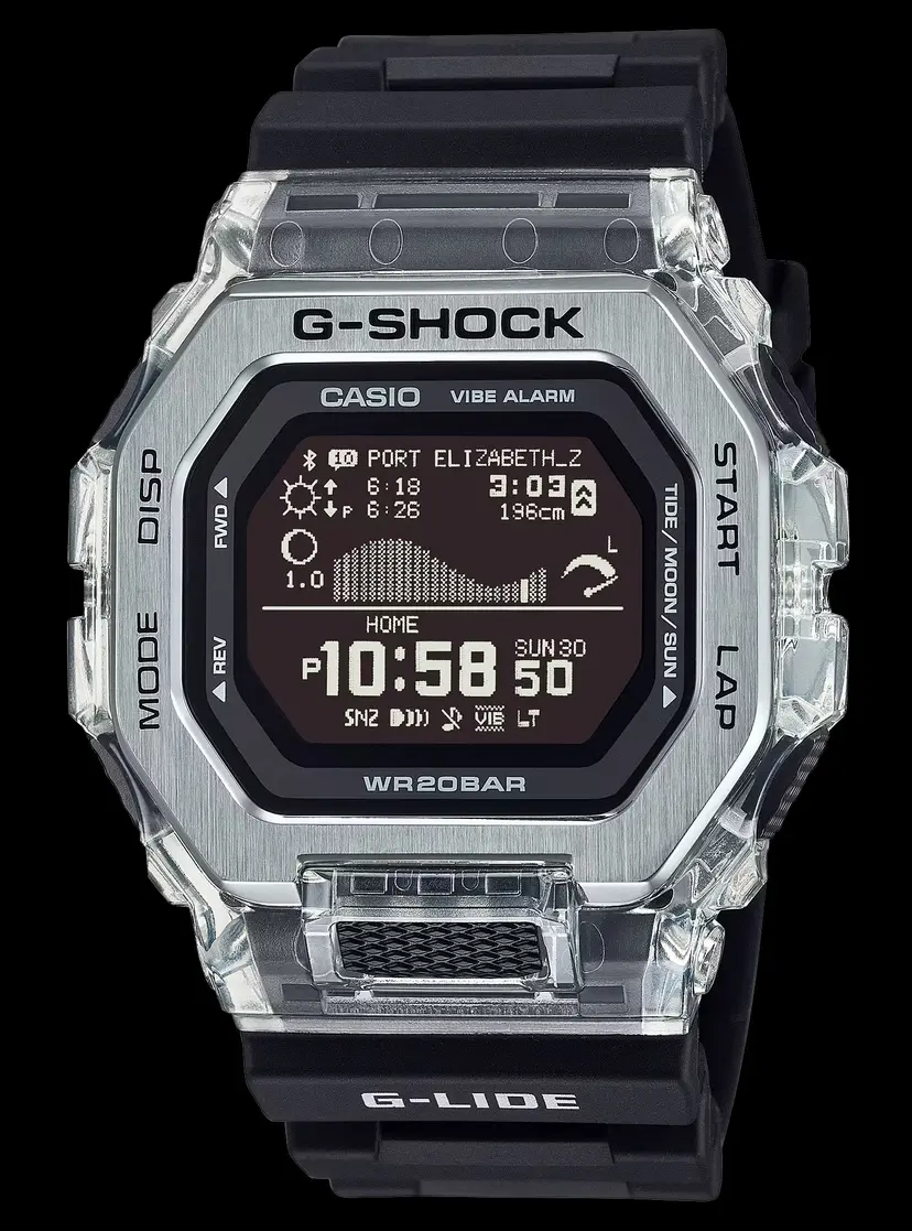 G-Shock GBX100S1CR GBX-100 Black Band - 1