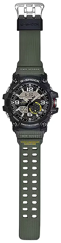 G-shock GG10001A3 G-Shock Tactical MudMaster Keep Time Green Size 145-215mm Features Digital Compass - 2