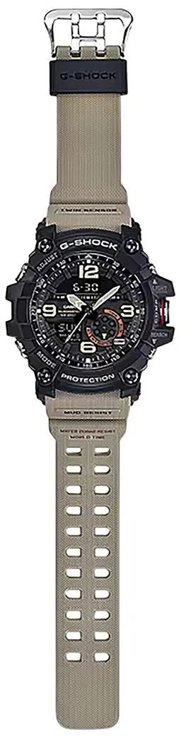 G-shock GG10001A5 G-Shock Tactical MudMaster Keep Time Tan Size 145-215mm Features Digital Compass - 2