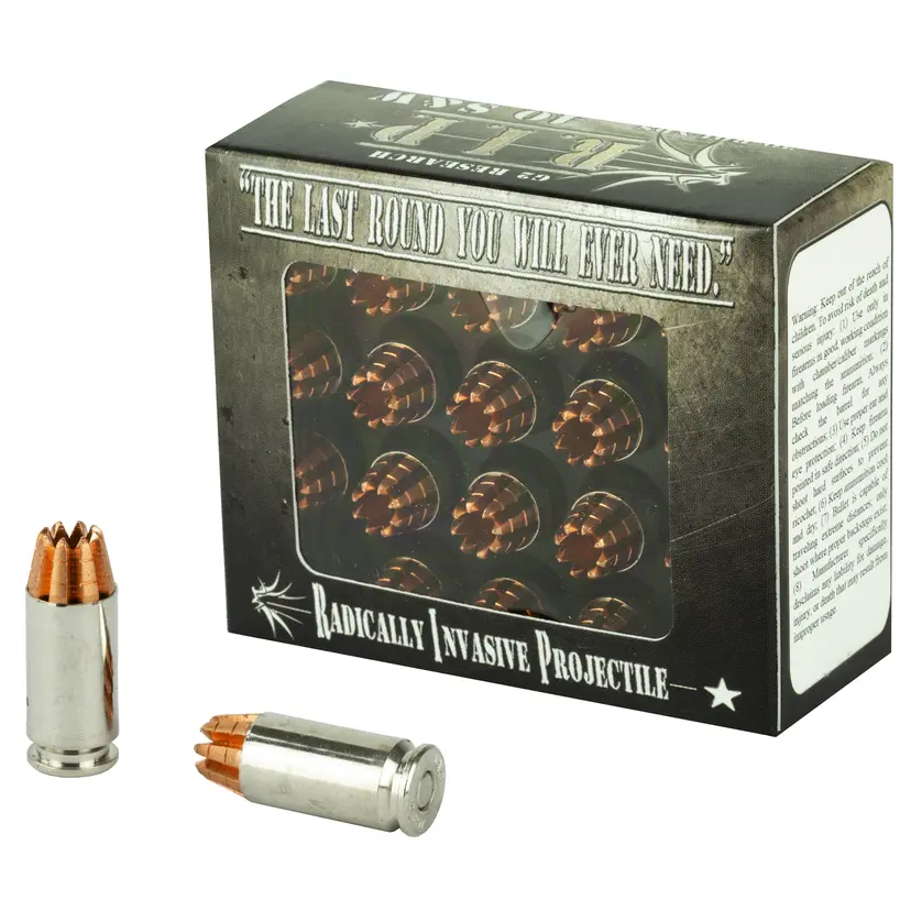 G2 Research RIP 40 S&W 115 Grain Lead Free Ammunition 20 Rounds – California Certified Nonlead - 1