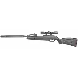 Gamo Swarm Whisper .177 Air Rifle with 4x32 Scope, 1300 FPS, 10-Round Magazine, Black Synthetic Stock - 1