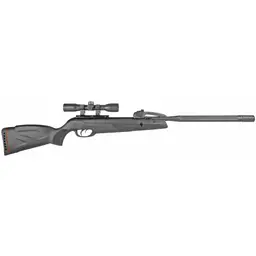 Gamo Swarm Whisper .177 Air Rifle with 4x32 Scope, 1300 FPS, 10-Round Magazine, Black Synthetic Stock - 2