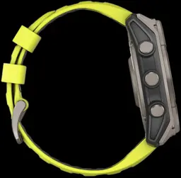 Garmin Fenix 8 Solar Yellow/Graphite Band Sunlight Visible/Transflective MIP Display Compatible w/ iPhone/Android - 3