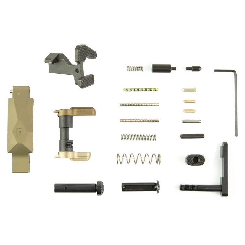 Geissele Ultra Duty AR-15 Lower Parts Kit DDC – Desert Tan, No Fire Control Group - 1